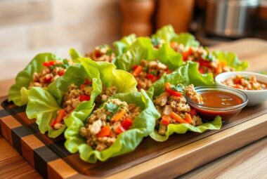 Asian Chicken Lettuce Cups