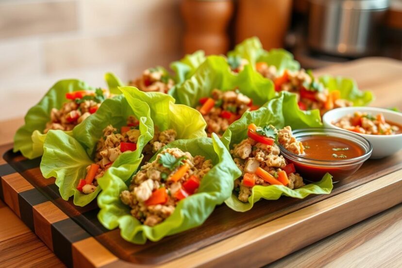 Asian Chicken Lettuce Cups