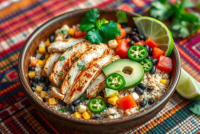 Southwest Chicken and Rice Bowl