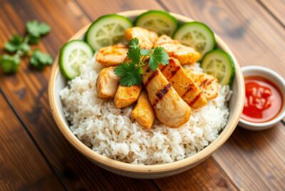 Thai Chicken and Rice Bowl